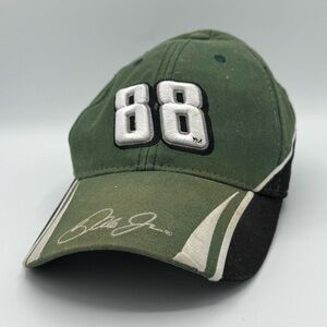 Winners Circle Dale Earnhardt Jr Amp Energy #88 Green Cap Sun Bleached